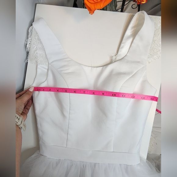 Elegant White Custom Made Dress - Picture 7 of 7